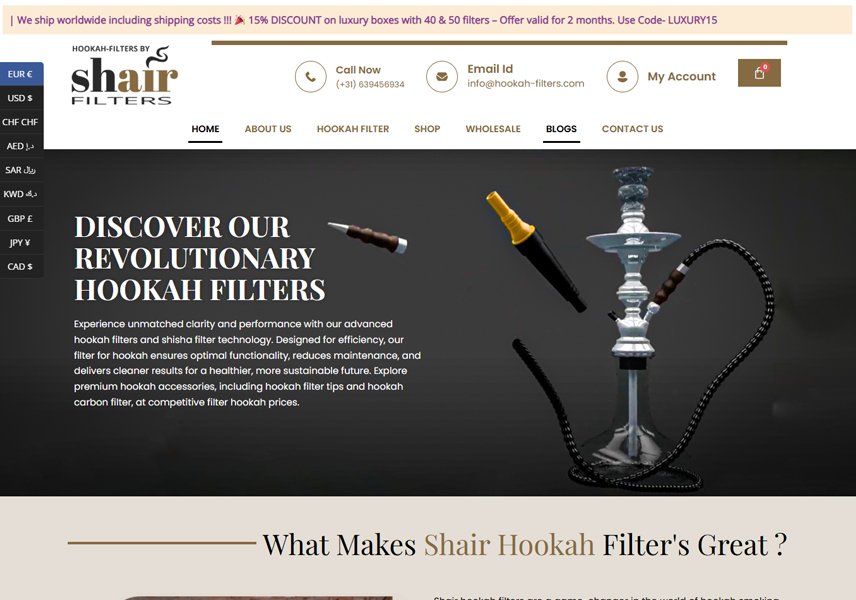 Hookah Filters
